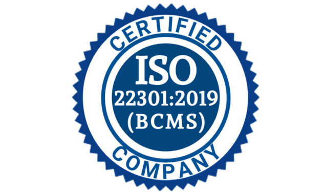 ISO 22301:2019 Certification
